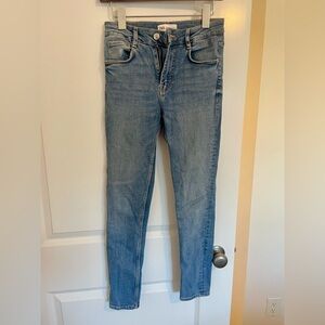 Zara Light Blue Skinny Jeans